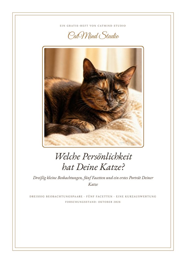 Cover: Welche Persönlichkeit hat Deine Katze?